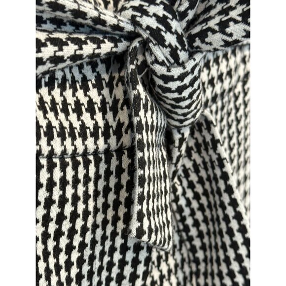 New York and Company Pants Womens Wide Leg Size XL Preppy Houndstooth Plaid Work - Picture 14 of 16